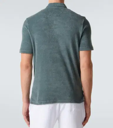 Fedeli Mondial cotton terry polo shirt | Thumbnail 3 Fedeli Mondial cotton terry polo shirt | Thumbnail 3