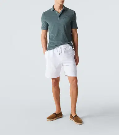 Fedeli Mondial cotton terry polo shirt | Thumbnail 4 Fedeli Mondial cotton terry polo shirt | Thumbnail 4