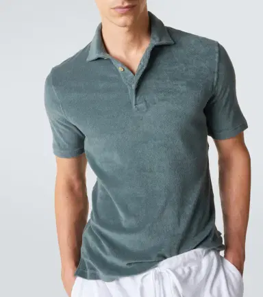 Fedeli Mondial cotton terry polo shirt | Thumbnail 5 Fedeli Mondial cotton terry polo shirt | Thumbnail 5