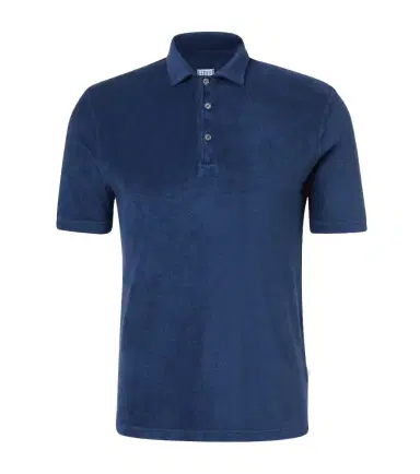 Fedeli Mondial cotton terry polo shirt | Thumbnail 1 Fedeli Mondial cotton terry polo shirt | Thumbnail 1