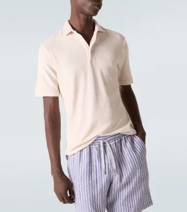 Fedeli Mondial cotton terry polo shirt | Thumbnail 4 Fedeli Mondial cotton terry polo shirt | Thumbnail 4