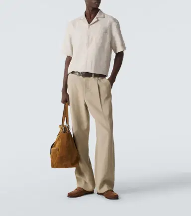Fedeli Striped linen bowling shirt | Thumbnail 5 Fedeli Striped linen bowling shirt | Thumbnail 5