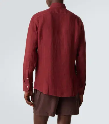 Fedeli Nick linen shirt | Thumbnail 6 Fedeli Nick linen shirt | Thumbnail 6