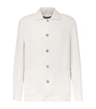 Fedeli Oxford linen jacket | Thumbnail 1 Fedeli Oxford linen jacket | Thumbnail 1