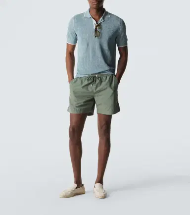 Fedeli Dodo linen and cotton polo shirt | Thumbnail 2 Fedeli Dodo linen and cotton polo shirt | Thumbnail 2