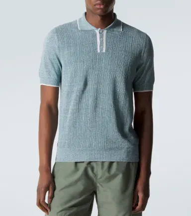 Fedeli Dodo linen and cotton polo shirt | Thumbnail 3 Fedeli Dodo linen and cotton polo shirt | Thumbnail 3
