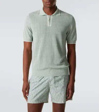 Fedeli Dodo linen and cotton polo shirt | Thumbnail 3 Fedeli Dodo linen and cotton polo shirt | Thumbnail 3
