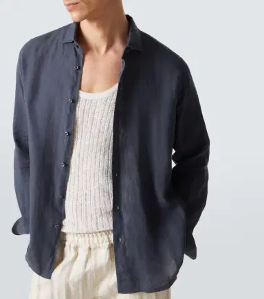 Fedeli Nick linen shirt | Thumbnail 5 Fedeli Nick linen shirt | Thumbnail 5