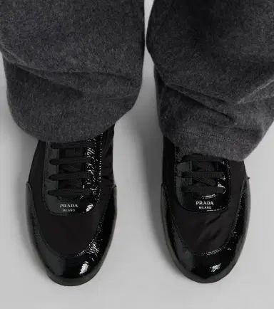 Prada Collapse Re-Nylon and leather sneakers | Thumbnail 5 Prada Collapse Re-Nylon and leather sneakers | Thumbnail 5