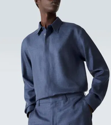 Gabriela Hearst Nicolas wool, silk, and linen shirt | Thumbnail 3 Gabriela Hearst Nicolas wool, silk, and linen shirt | Thumbnail 3