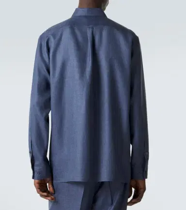 Gabriela Hearst Nicolas wool, silk, and linen shirt | Thumbnail 4 Gabriela Hearst Nicolas wool, silk, and linen shirt | Thumbnail 4