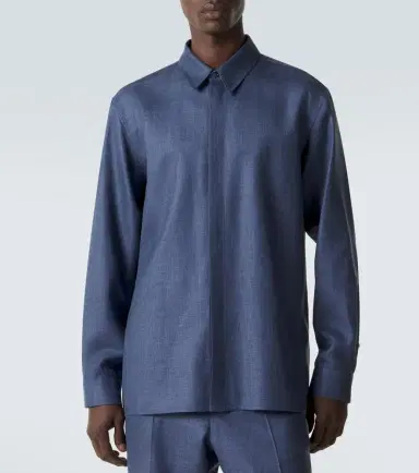 Gabriela Hearst Nicolas wool, silk, and linen shirt | Thumbnail 5 Gabriela Hearst Nicolas wool, silk, and linen shirt | Thumbnail 5