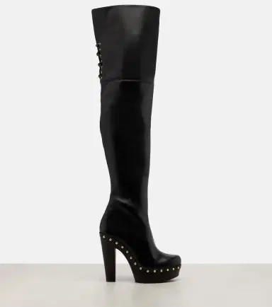 Chloé Chloé Lola studded leather over-the-knee boots | Thumbnail 5 Chloé Chloé Lola studded leather over-the-knee boots | Thumbnail 5
