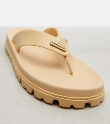 Prada Logo thong sandals | Thumbnail 2 Prada Logo thong sandals | Thumbnail 2