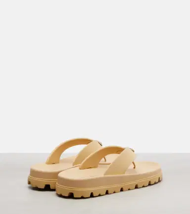Prada Logo thong sandals | Thumbnail 3 Prada Logo thong sandals | Thumbnail 3