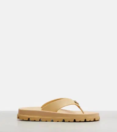 Prada Logo thong sandals | Thumbnail 4 Prada Logo thong sandals | Thumbnail 4