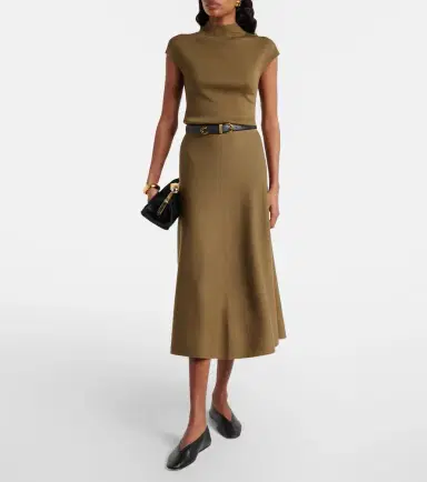Jardin des Orangers Virgin wool midi skirt | Thumbnail 4 Jardin des Orangers Virgin wool midi skirt | Thumbnail 4