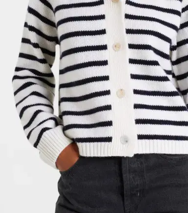 Jardin des Orangers Striped wool and cashmere cardigan | Thumbnail 3 Jardin des Orangers Striped wool and cashmere cardigan | Thumbnail 3