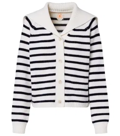 Jardin des Orangers Striped wool and cashmere cardigan | Thumbnail 1 Jardin des Orangers Striped wool and cashmere cardigan | Thumbnail 1