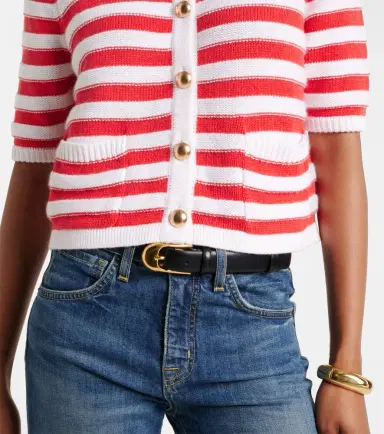 Jardin des Orangers Striped cotton and cashmere cardigan | Thumbnail 2 Jardin des Orangers Striped cotton and cashmere cardigan | Thumbnail 2