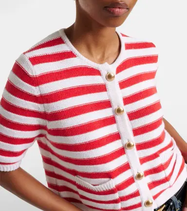 Jardin des Orangers Striped cotton and cashmere cardigan | Thumbnail 5 Jardin des Orangers Striped cotton and cashmere cardigan | Thumbnail 5