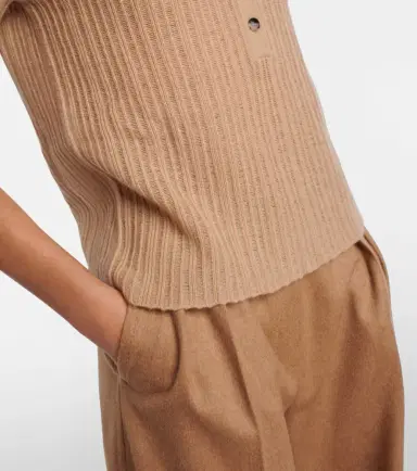 Jardin des Orangers Ribbed-knit cashmere polo shirt | Thumbnail 4 Jardin des Orangers Ribbed-knit cashmere polo shirt | Thumbnail 4