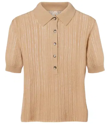 Jardin des Orangers Ribbed-knit cashmere polo shirt | Thumbnail 1 Jardin des Orangers Ribbed-knit cashmere polo shirt | Thumbnail 1