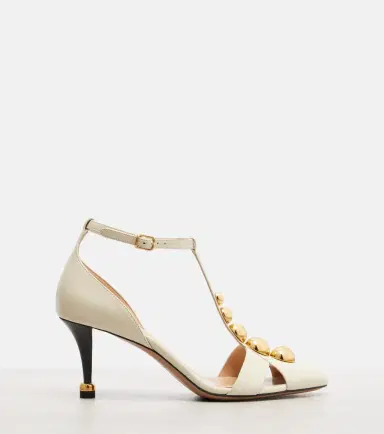 Chloé Chloé Cleia embellished leather pumps | Thumbnail 3 Chloé Chloé Cleia embellished leather pumps | Thumbnail 3