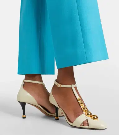 Chloé Chloé Cleia embellished leather pumps | Thumbnail 6 Chloé Chloé Cleia embellished leather pumps | Thumbnail 6