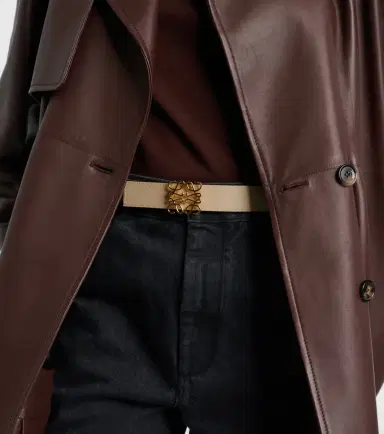 Loewe Anagram leather belt | Thumbnail 4 Loewe Anagram leather belt | Thumbnail 4
