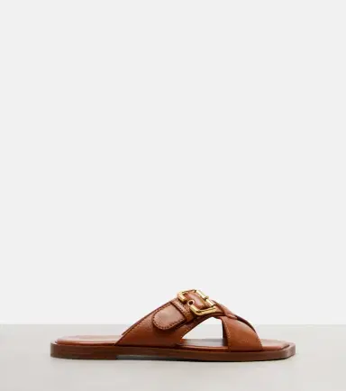 Chloe Chloé Nil leather slides | Thumbnail 2 Chloe Chloé Nil leather slides | Thumbnail 2