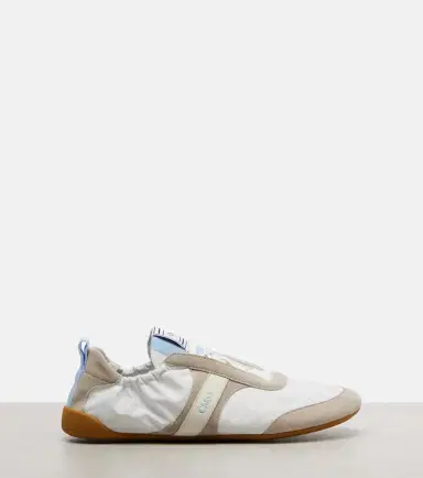Chloe Chloé Chloé Kick suede-trimmed sneakers | Thumbnail 2 Chloe Chloé Chloé Kick suede-trimmed sneakers | Thumbnail 2
