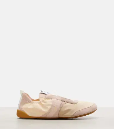 Chloé Chloé Chloé Kick suede-trimmed sneakers | Thumbnail 3 Chloé Chloé Chloé Kick suede-trimmed sneakers | Thumbnail 3