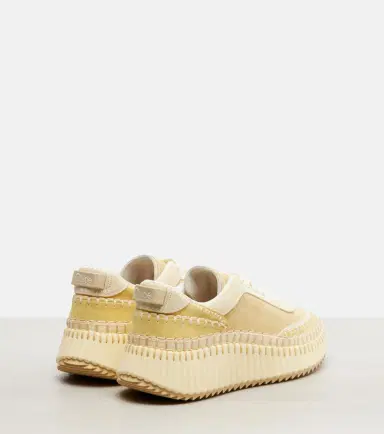 Chloé Chloé Nama suede platform sneakers | Thumbnail 2 Chloé Chloé Nama suede platform sneakers | Thumbnail 2
