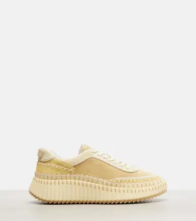 Chloé Chloé Nama suede platform sneakers | Thumbnail 4 Chloé Chloé Nama suede platform sneakers | Thumbnail 4