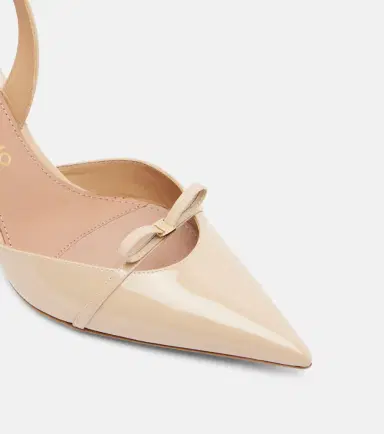 Ferragamo Bow-detail patent leather slingback pumps | Thumbnail 2 Ferragamo Bow-detail patent leather slingback pumps | Thumbnail 2