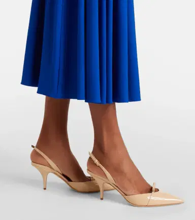 Ferragamo Bow-detail patent leather slingback pumps | Thumbnail 6 Ferragamo Bow-detail patent leather slingback pumps | Thumbnail 6