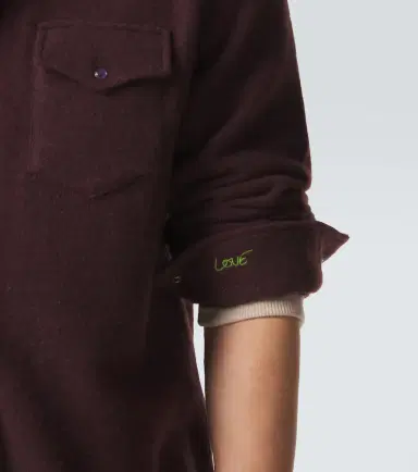 God's True Cashmere Claret cashmere shirt with amethyst | Thumbnail 5 God's True Cashmere Claret cashmere shirt with amethyst | Thumbnail 5