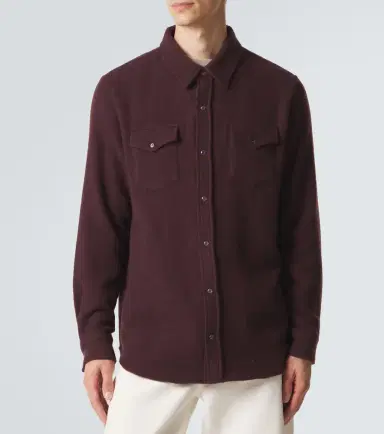 God's True Cashmere Claret cashmere shirt with amethyst | Thumbnail 6 God's True Cashmere Claret cashmere shirt with amethyst | Thumbnail 6