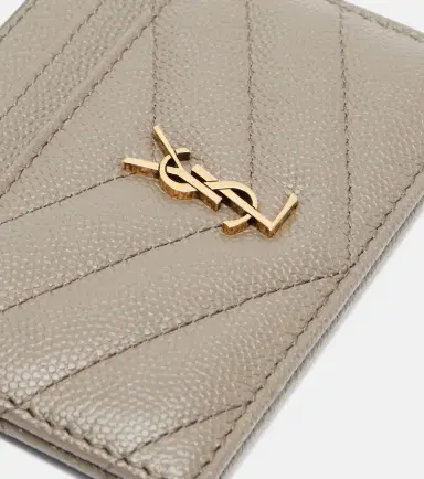 Saint Laurent Cassandre matelassé leather card holder | Thumbnail 3 Saint Laurent Cassandre matelassé leather card holder | Thumbnail 3