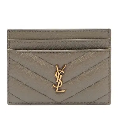 Saint Laurent Cassandre matelassé leather card holder | Thumbnail 1 Saint Laurent Cassandre matelassé leather card holder | Thumbnail 1