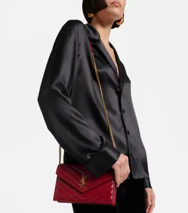 Saint Laurent Cassandre leather wallet on chain | Thumbnail 6 Saint Laurent Cassandre leather wallet on chain | Thumbnail 6