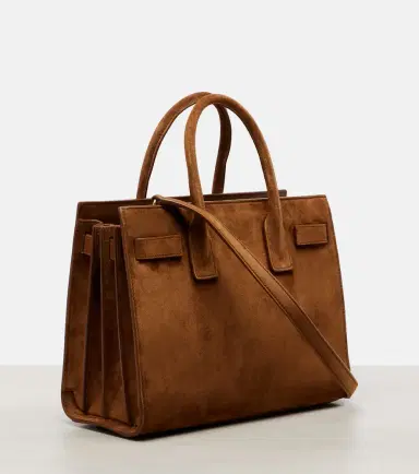 Saint Laurent Sac De Jour Mini suede top-handle bag | Thumbnail 3 Saint Laurent Sac De Jour Mini suede top-handle bag | Thumbnail 3