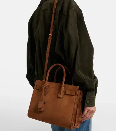 Saint Laurent Sac De Jour Mini suede top-handle bag | Thumbnail 7 Saint Laurent Sac De Jour Mini suede top-handle bag | Thumbnail 7