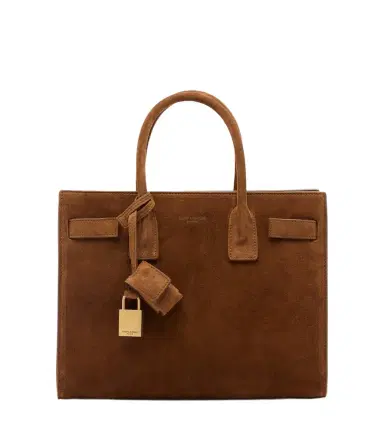 Saint Laurent Sac De Jour Mini suede top-handle bag | Thumbnail 1 Saint Laurent Sac De Jour Mini suede top-handle bag | Thumbnail 1