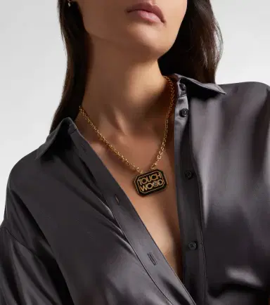 Marie Lichtenberg Scapular 18kt gold and ebony pendant necklace with diamond | Thumbnail 5 Marie Lichtenberg Scapular 18kt gold and ebony pendant necklace with diamond | Thumbnail 5