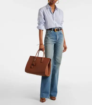 Saint Laurent Sac De Jour Large leather tote bag | Thumbnail 7 Saint Laurent Sac De Jour Large leather tote bag | Thumbnail 7
