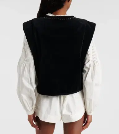 Isabel Marant Poppy embellished vest | Thumbnail 3 Isabel Marant Poppy embellished vest | Thumbnail 3