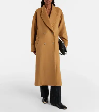 Isabel Marant Winry wool and cashmere-blend coat | Thumbnail 3 Isabel Marant Winry wool and cashmere-blend coat | Thumbnail 3