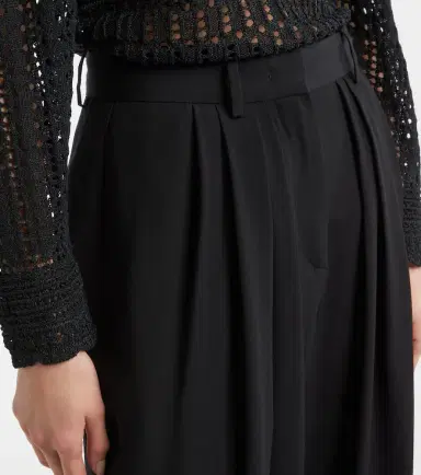 Isabel Marant Janice high-rise crêpe wide-leg pants | Thumbnail 4 Isabel Marant Janice high-rise crêpe wide-leg pants | Thumbnail 4